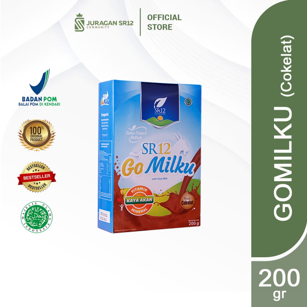 

SR12 GO MILKU COKLAT SUSU ETAWA TERBAIK / GOMILKU SUSU KAMBING KUALITAS PREMIUM