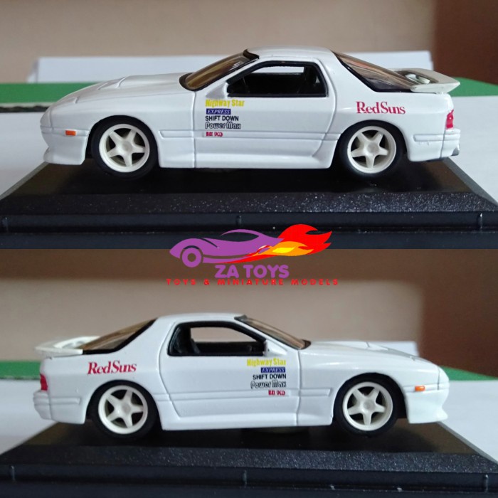Diecast Mazda Rx7 FC3S Redsuns Initial D By Jada Toys 1:64 IG27