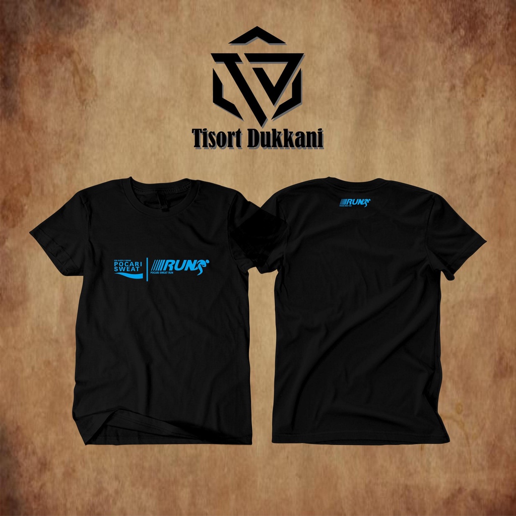 KAOS BAJU POCARI SWEAT RUN MARATHON LOGO OLAHRAGA Terbaru