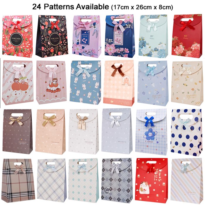 

Premium Goodie Bag Hampers / Paper Bag Motif / Tas Kado Gift - ACAK RANDOM