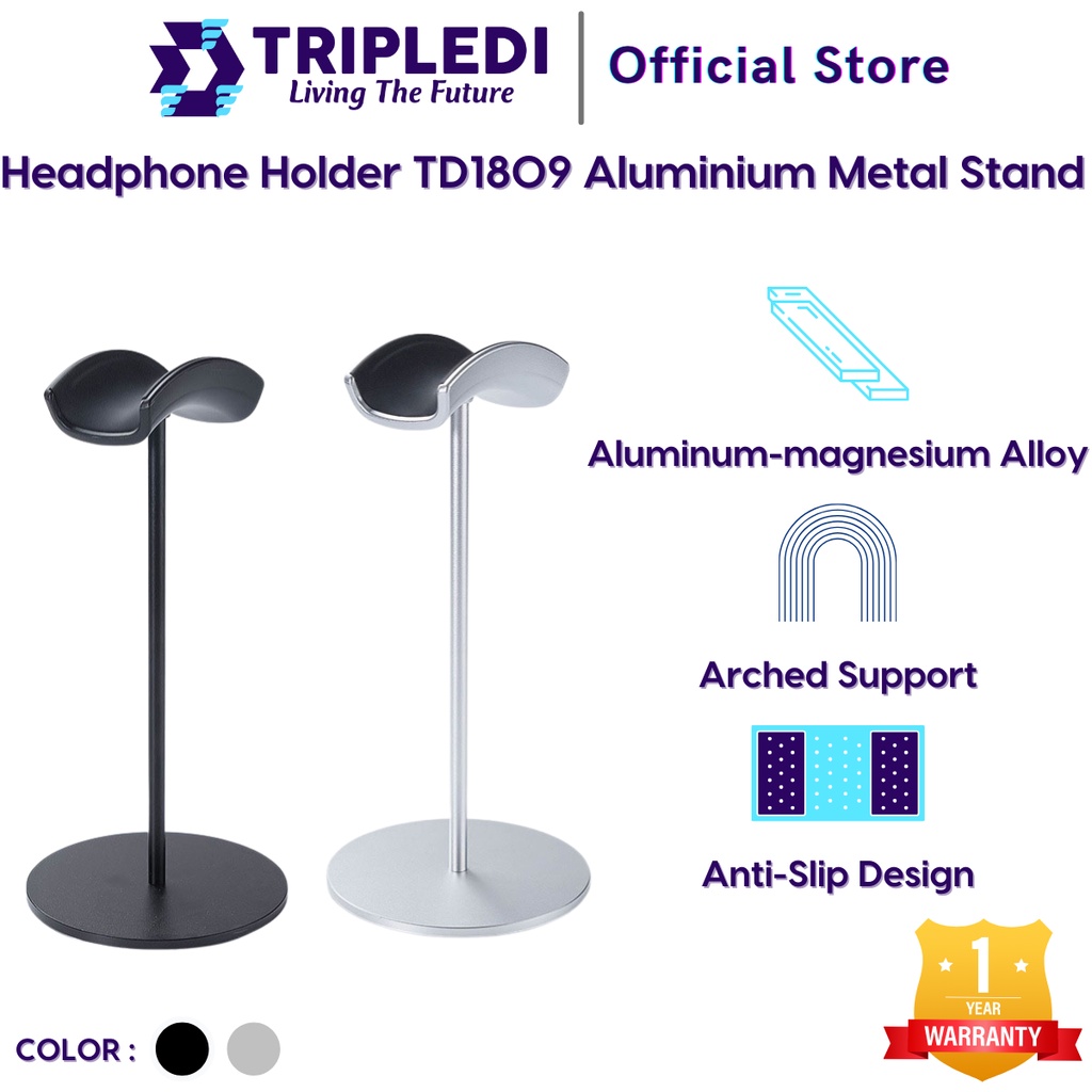 TRIPLEDI Stand Headphone TD1809 Aluminium Alloy Holder Headset Gaming Detachable For AirPods Max Tem