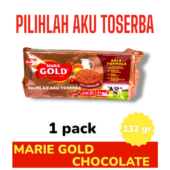 

Roma MARIE GOLD COKELAT 132 gr Multipack - ( HARGA SATUAN )