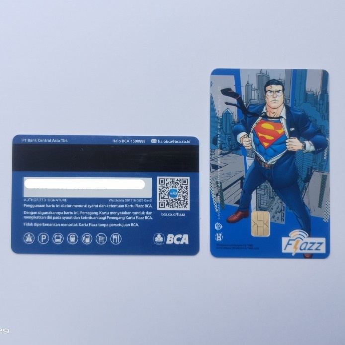 Flazz BCA Gen2 Custom Glossy Sticker motif SUPERMAN