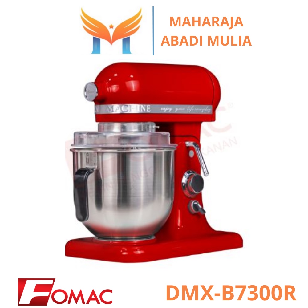 Dough Planetary Mixer Fomac Dmx-B7300R Mixer Roti 7 Liter Garansi Resmi