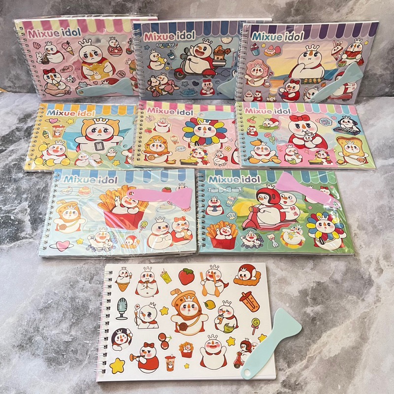

STIKER BUKU MIXUE VIRAL / STICKER BOOK VIRAL- BUKU JOURNAL MIXUE