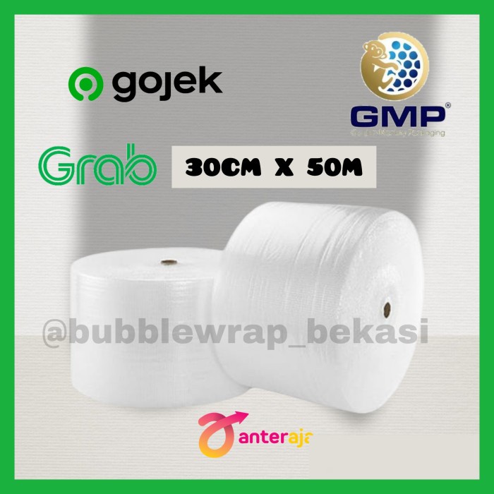 

Bubble Wrap Roll MURAH GMP 30 CM X 50 Meter - Putih