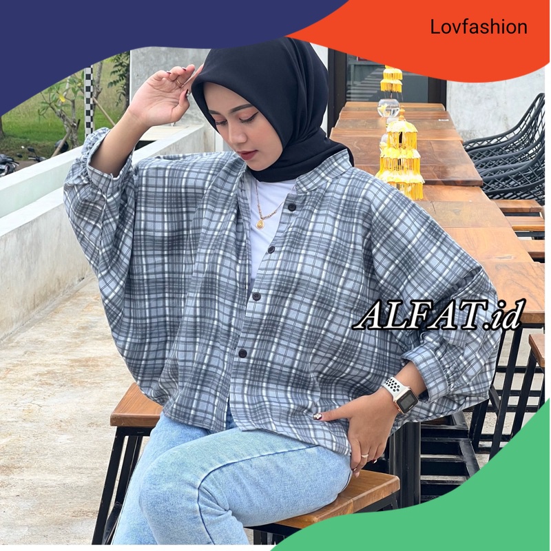 OUTER KEKINIAN / MOYGE BATWING FLANEL || BLOUSE CROP |