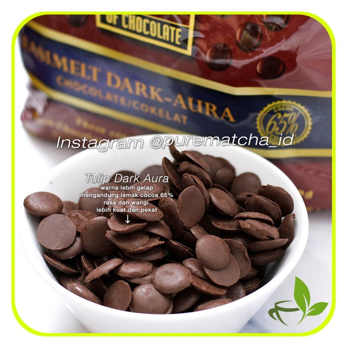 

Promo Termurah [ Best Seller ] Cokelat Kancing Tulip Easy Melt Dark Aura Easimelt Chocolate 500gr