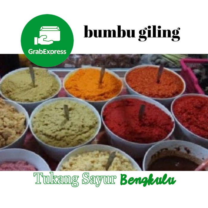 

Bumbu giling basah 100gram Grab instan Tukang Sayur Bengkulu