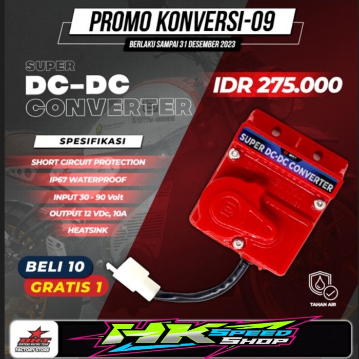 SUPER DC TO DC CONVERTER BRT MOTOR LISTRIK MOTOR LISTRIK KONVERSI BRT JUKEN 10