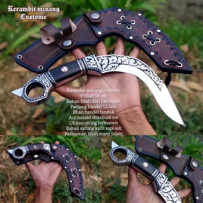 kerambit minang costume