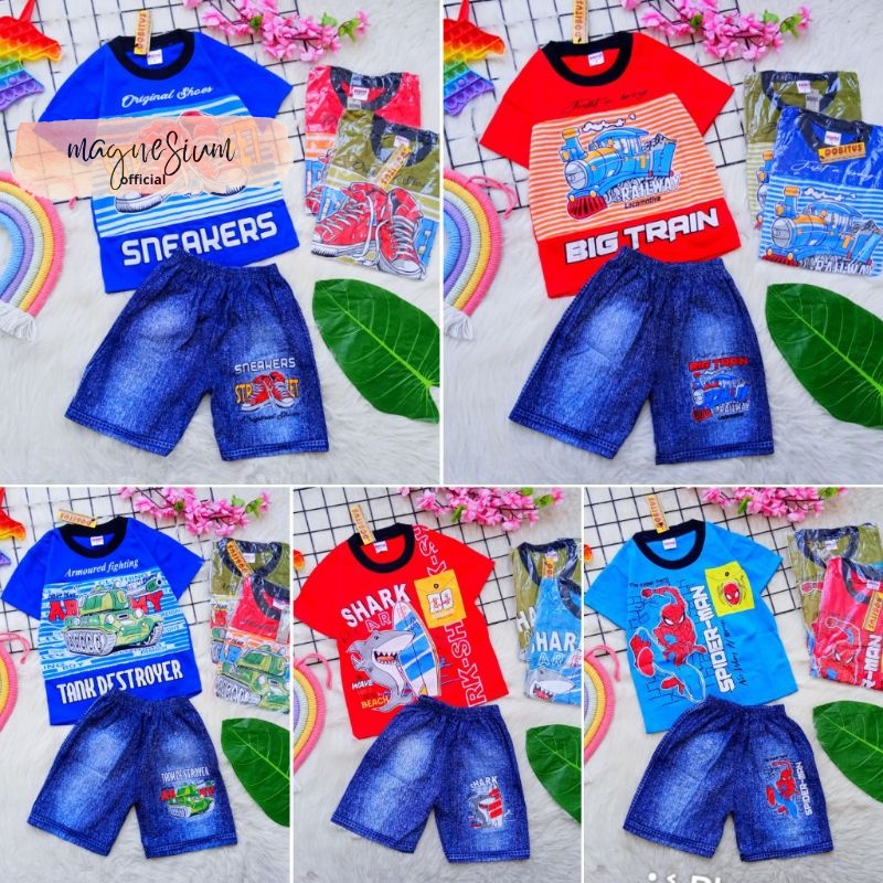 Baju Bayi Laki-Laki GROSIR DOBITUS @24k setelan dobitus setelan anak laki2 SUPPLIER BAJU ANAK MURA B