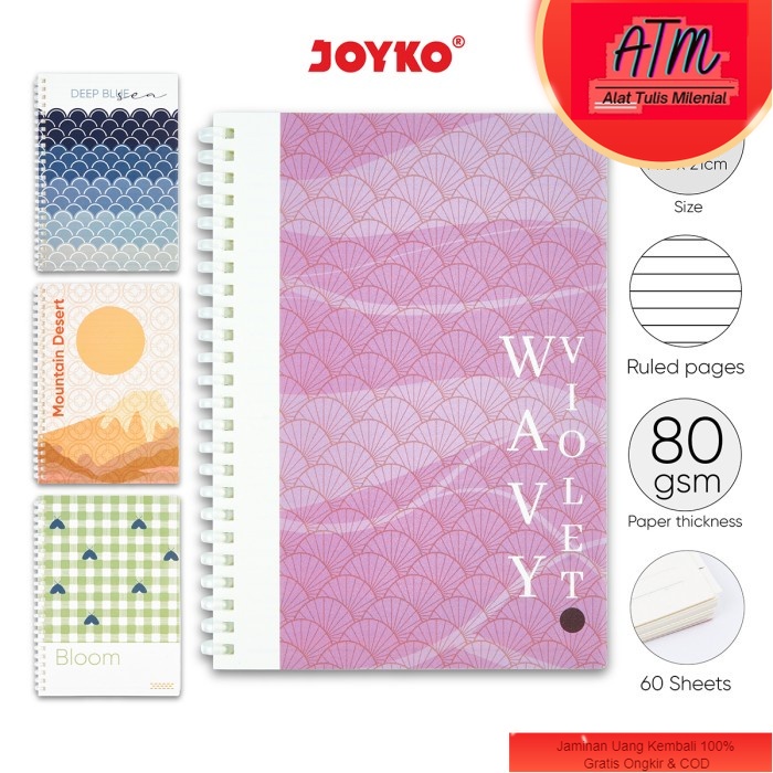 

Buku Tulis Catatan Bergaris Ruled Notebook Joyko NB-724