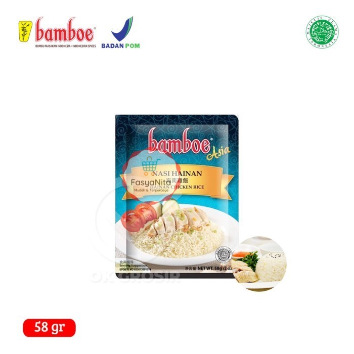 

Bamboe Asia Nasi Hainan / Bumbu Instan [58 gr] - FasyAnita Mart Denpasar