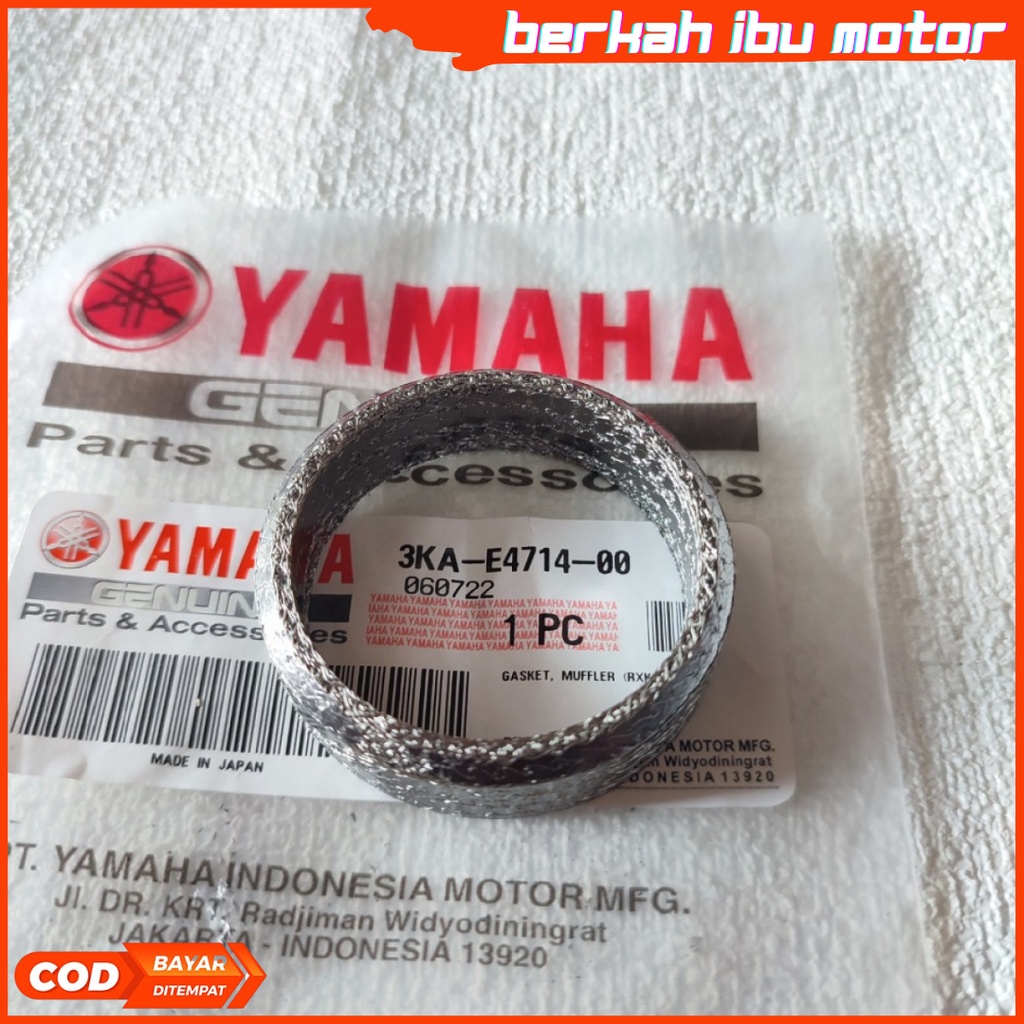 DM135 paking packing gasket tengah knalpot Rx king Rxking Rxk 3KA-E4714-00 O ORIGINAL