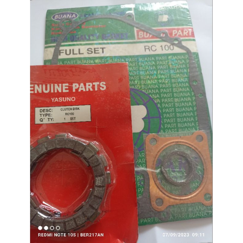 PLAT KOPLING RC 100 KAMPAS KOPLING RC 100