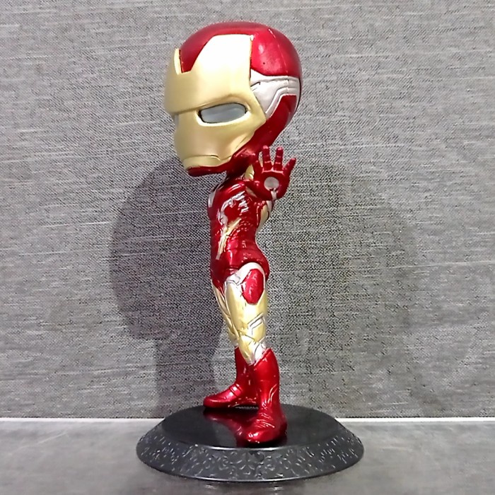 Qposket RECAST Avenger Iron Man Mark 85 Action Figure - Iron Man Topeng