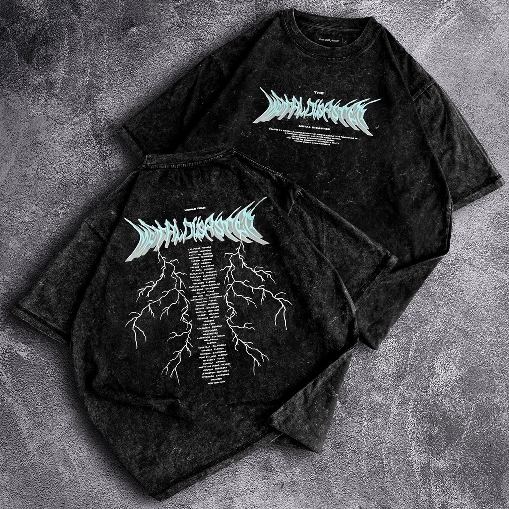 BAJU KAOS OVERSIZE WASH / OVERSIZE T-SHIRT WASH