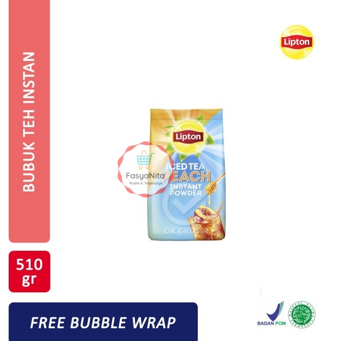 

Lipton Bubuk Teh Instan / Iced Tea Mix Powder Instan [510 gr] - Peach - FasyAnita Mart Denpasar