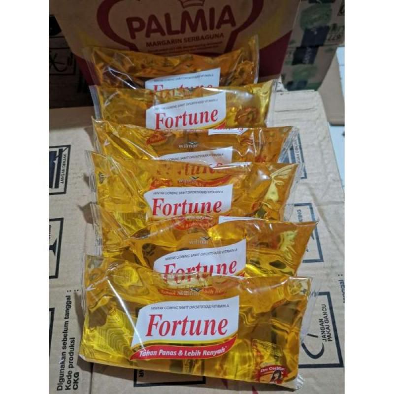 

Cod Minyak Goreng Fortune 1 liter kemasan Bantal/Minyak murah