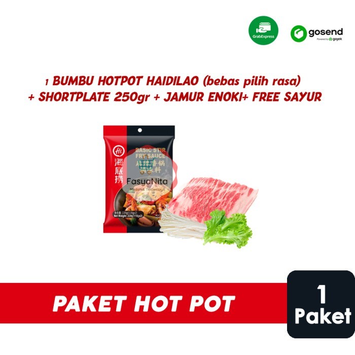 

Paket Steamboat Hot Pot + Shortplate + Sayur + Jamur (KHUSUS INSTANT) - Shrimp Hotpot - FasyAnita Mart Denpasar