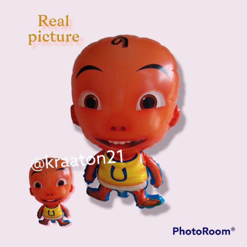 balon karakter upin ( balon gas , helium , karakter ) balon upin