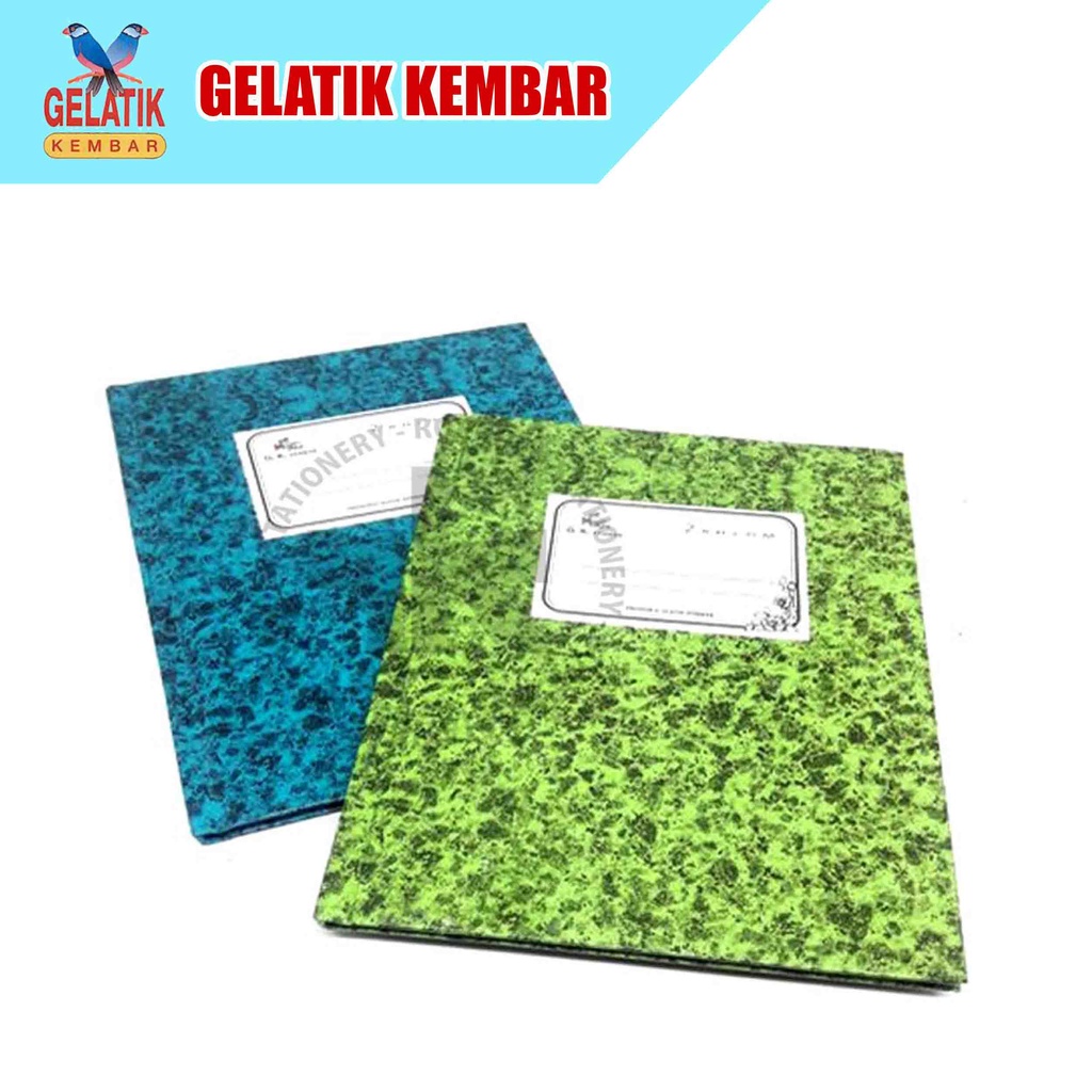 

Gelatik Kembar Hardcover Buku Kas Folio 100 - 2 Kolom