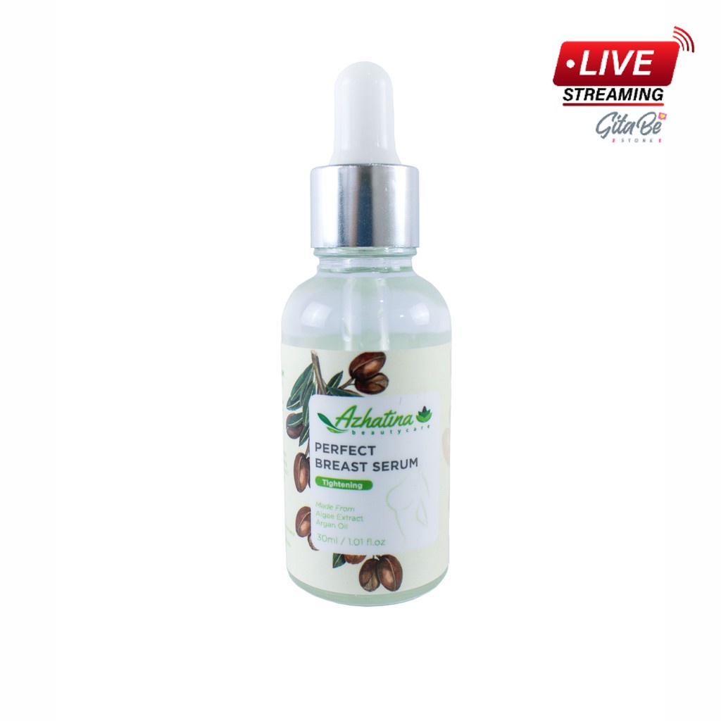 [LIVE NOW] PERFECT BREAST SERUM AZHATINA 30ml / PEMBESAR PAYUDARA AMPUH PERMANEN / PENGENCANG PAYUDA