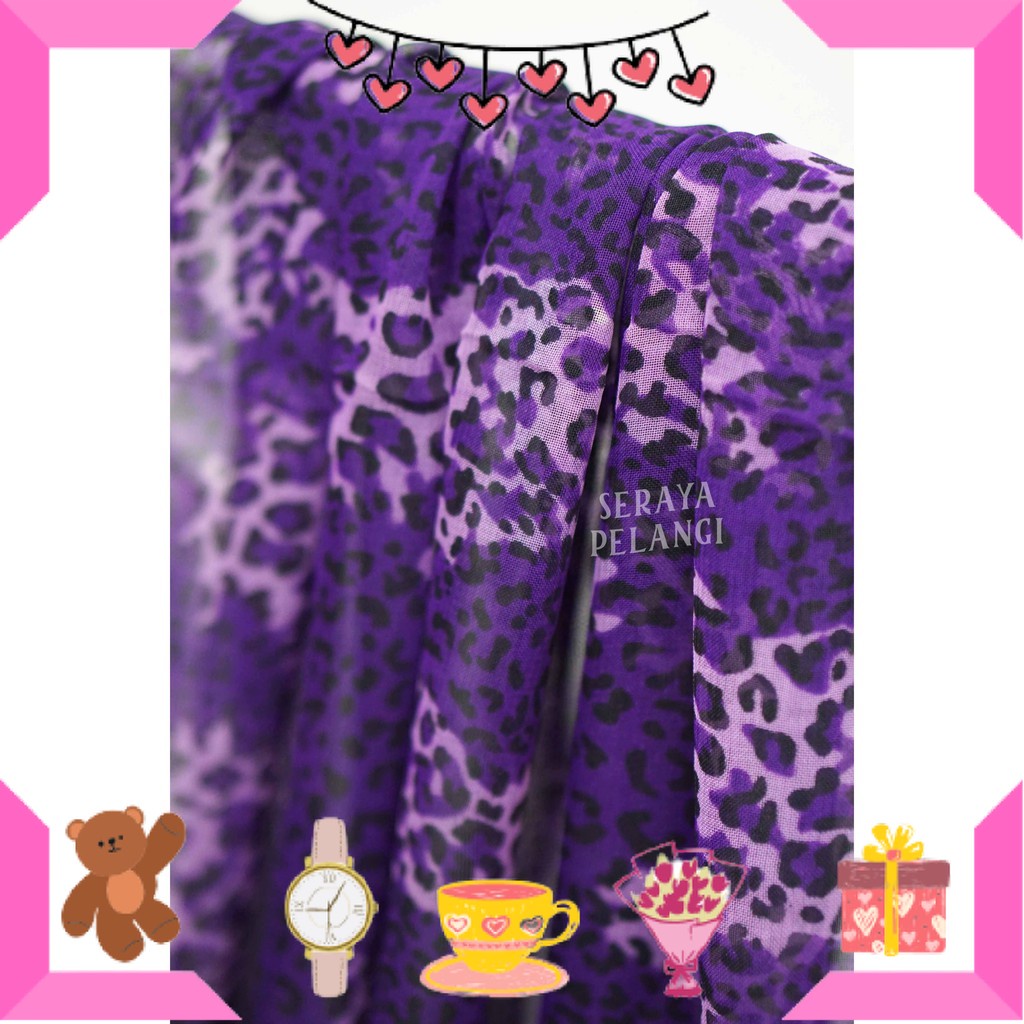 

HAMPERS BAYI ANAK MUDA REMAJA PACAR ISTRI BIKIN ROMANTIS ANNIVERSERY/ Selendang Sifon Motif Animal Print/Macan 04 | Chiffon | Scarf | Pashmina | Pasmina | Souvenir | Gift / ULTAH LAHIRAN WISUDA JADIAN