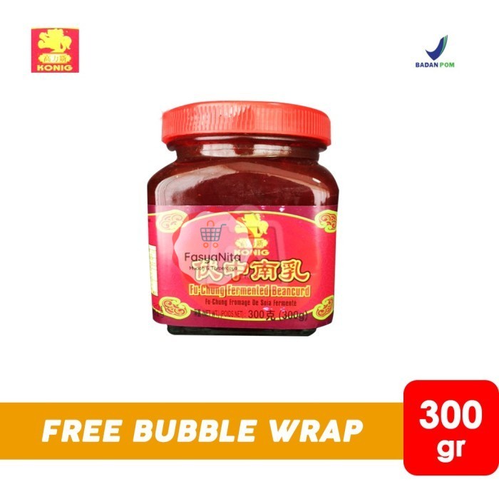 

Fu-Chung Beancurd Red / Tahu Merah Fermentasi (Botol 300gr) - KONIG - TTS - FasyAnita Mart Denpasar