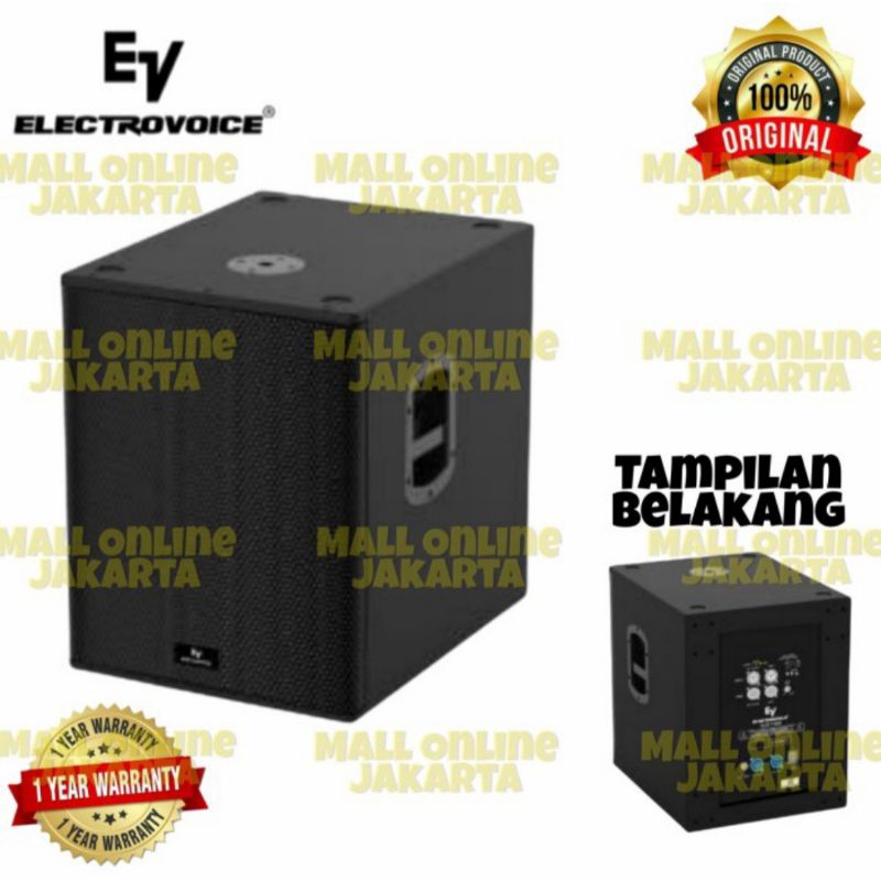 Subwoofer aktif elektrovoice ev elx 118a 18inch aktif karaoke elx 118