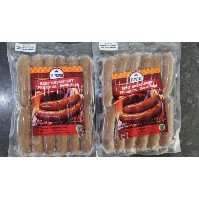 

EL PRIMO SOSIS SAPI / BEEF BREAKFAST 360 GR