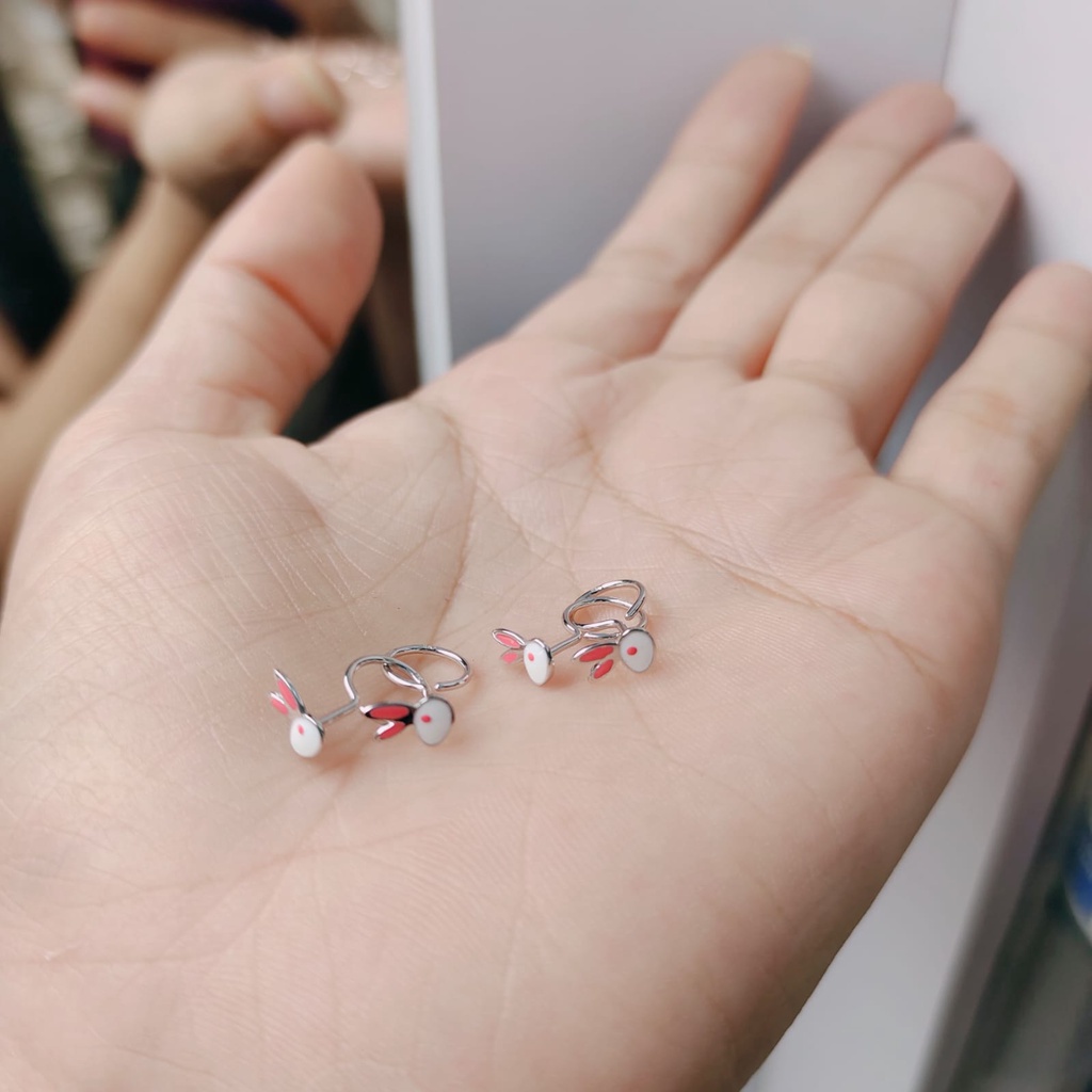 anting tauge emas putih model kekinian bisa buat dewasa dan anak anak
