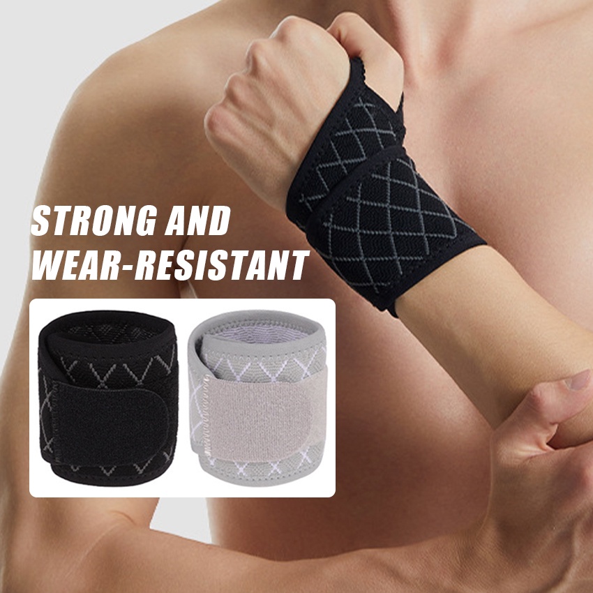 Deker Pelindung Pergelangan Tangan Adjustable Reversible Untuk Olahraga / Radang Sendi / Tendonitis