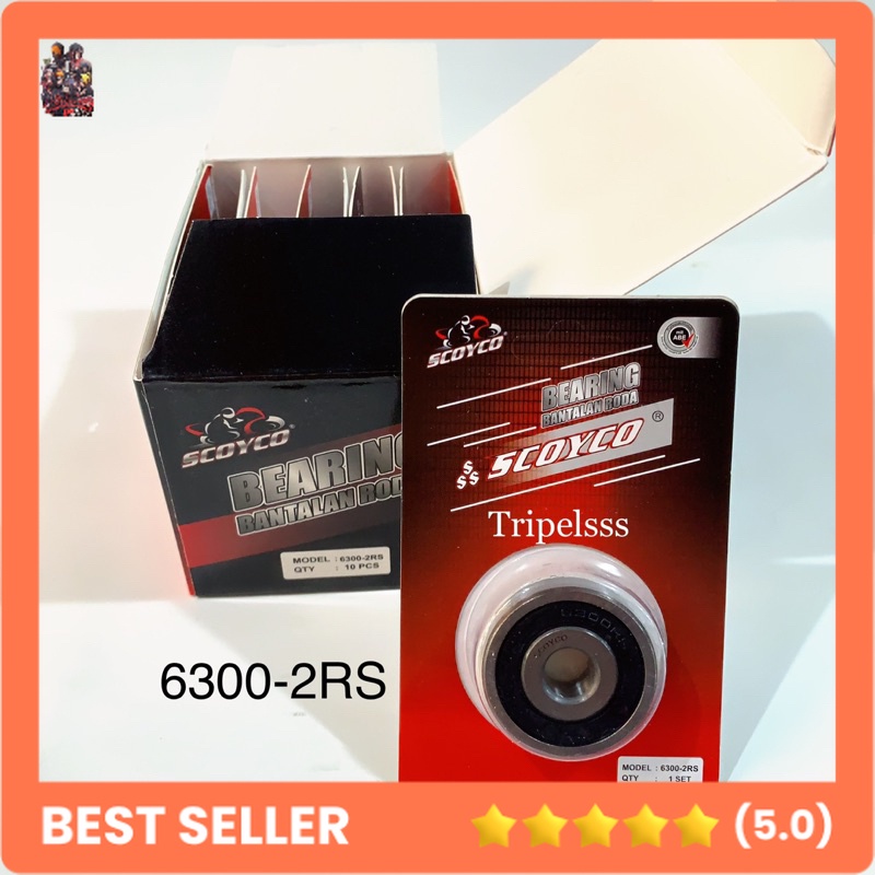 Bearing 6300 Klaher Laher Roda Depan Mio / Fino/ Nmax/ Aerox/ Freego/ Xeon/ Xride/ Nouvo/ MX King/ J