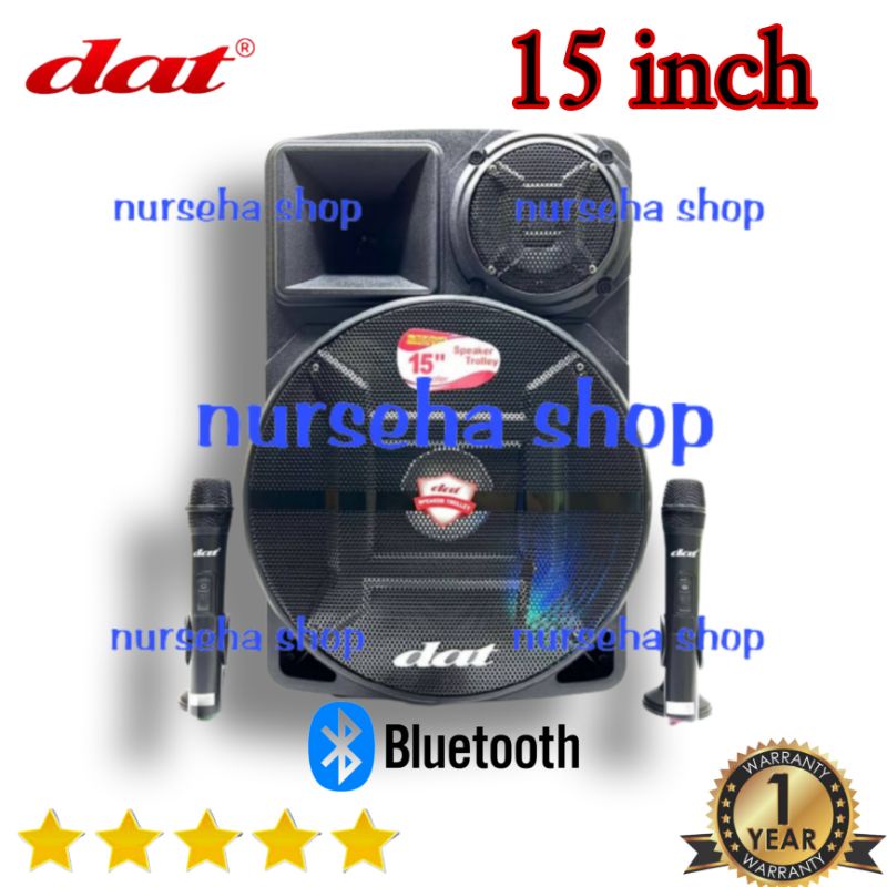 Speaker Portable 15inch  Dat dt 153 aktive Bluetooth th Dt153 aktive