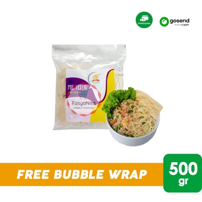 

Mie Telur / Mie Telor GLORIA BUNDAR 500gr (KHUSUS INSTANT) - FasyAnita Mart Denpasar