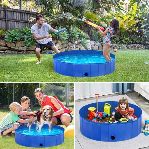 Kolam Renang Portable Lipat Anak/Dewasa Tanpa Pompa