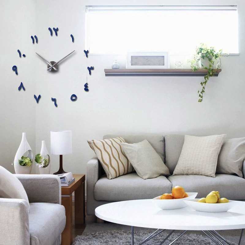 Jam Dinding DIY Giant Wall Clock Creative Design Arabic - S031