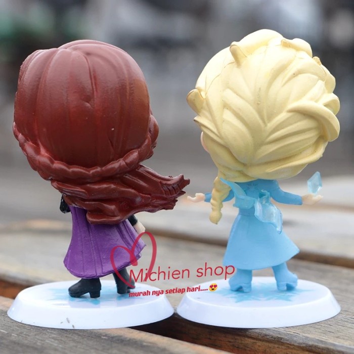 FIGURE FROZEN 2 CHIBI ELSA ANNA OLAF ISI 4PCS
