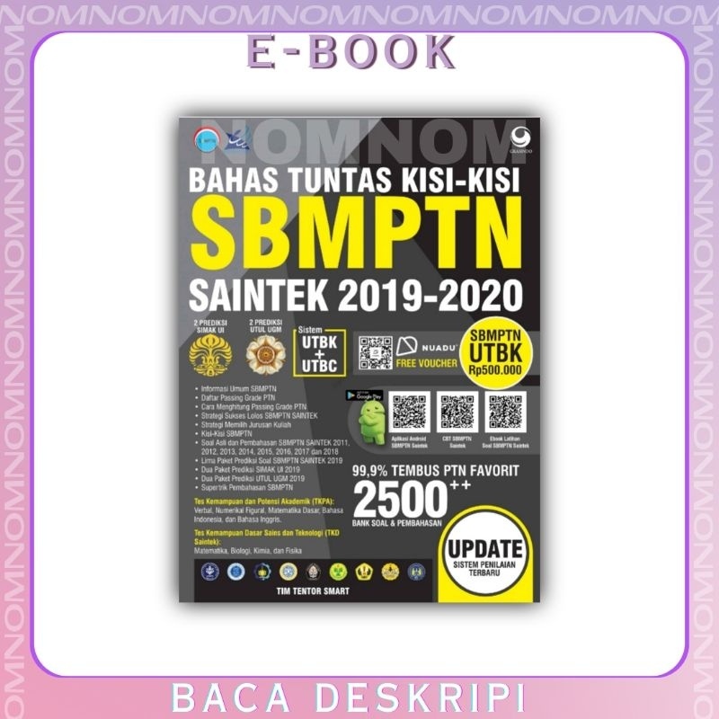 

[Indonesia] BAHAS TUNTAS KISI-KISI SBMPTN SAINTEK 2018-2019