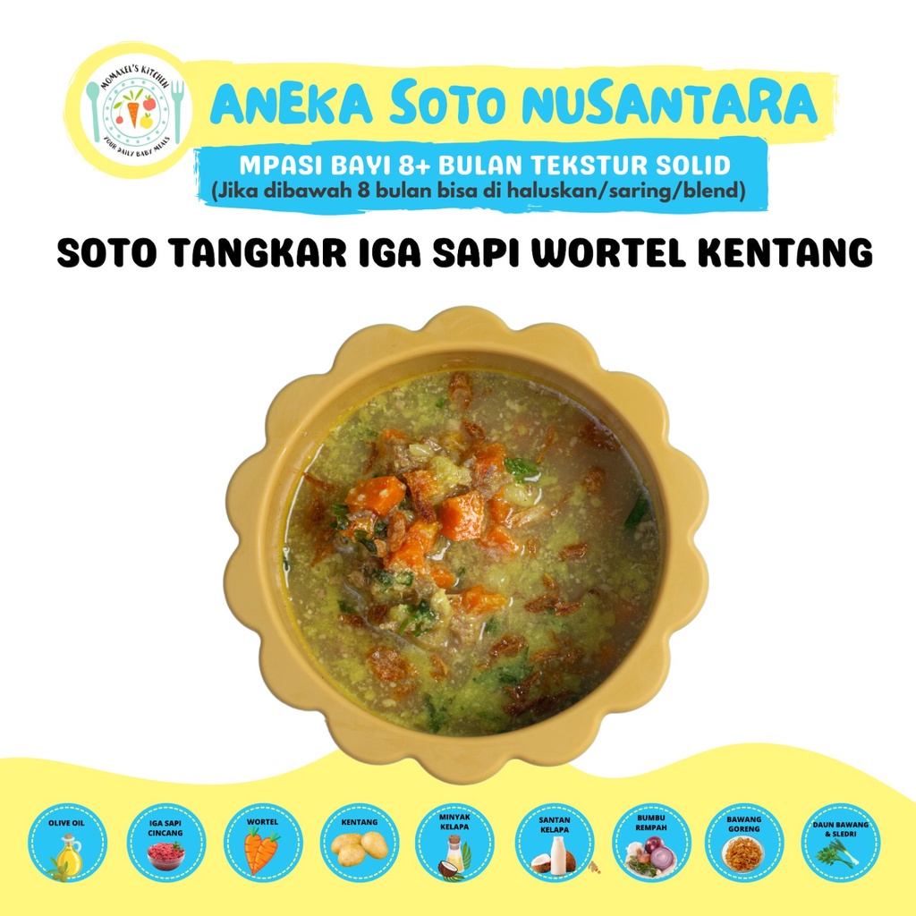

SOTO TANGKAR IGA SAPI WORTEL KENTANG (MPASI FROZEN)