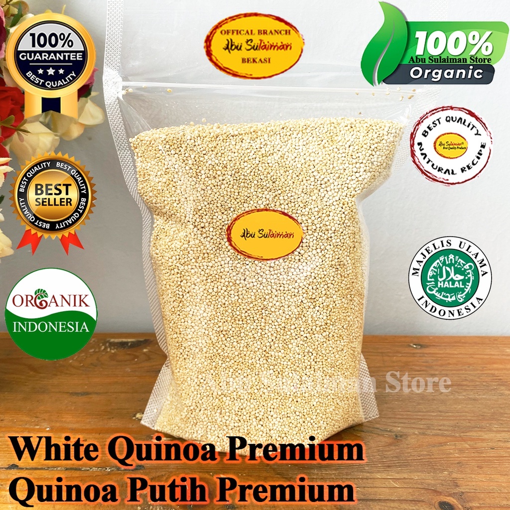 

PREMIUM WHITE QUINOA 250 GRAM HALAL