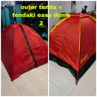 CV43EE OUTER TENDA COVER TENDA KHUSUS TENDAKI COTREK FORESTER 2P PINTU DEPAN BONUS PASAK