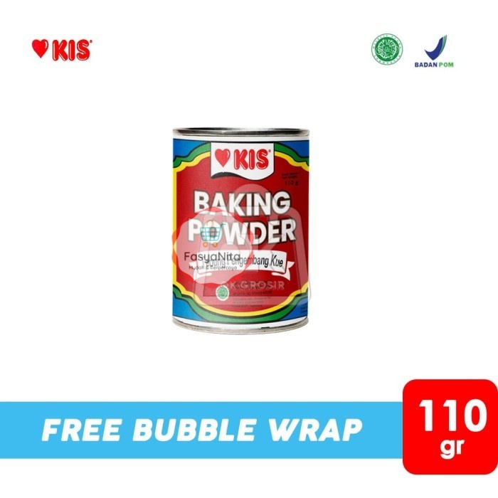 

KIS Baking Powder Double Acting (Kaleng 110gr) - FasyAnita Mart Denpasar