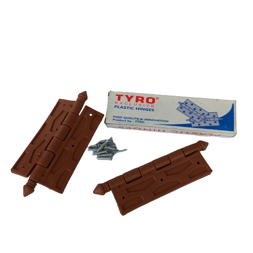 ENGSEL PINTU PLASTIK TYRO ISI 2 PCS | ENGSEL PINTU RUMAH DAN LEMARI ANTI KARAT KUAT TAHAN LAMA