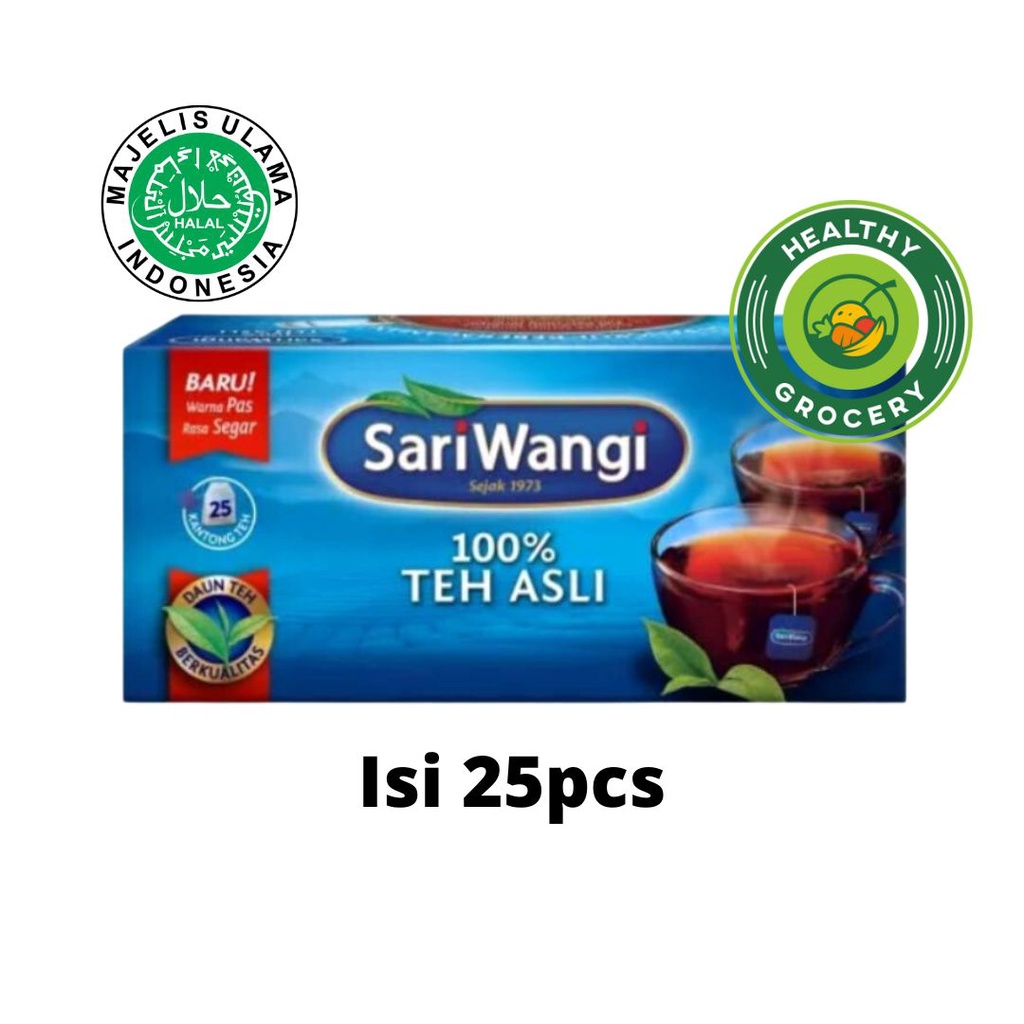 

Sariwangi Teh Hitam Asli Isi 25 Kantong Teh / Sariwangi Teh Celup