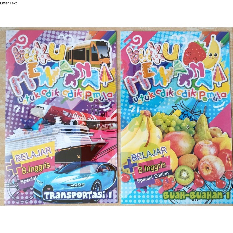 

(COD) Buku Mewarna Belajar Bahasa Inggris Untuk Anak TK PAUD dan Pemula