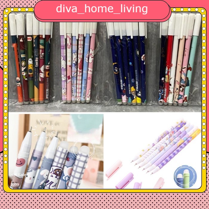 

Pen Penghapus Pulpen Hapus Pen Gel Hapus Erasable Pen - 1 Pcs