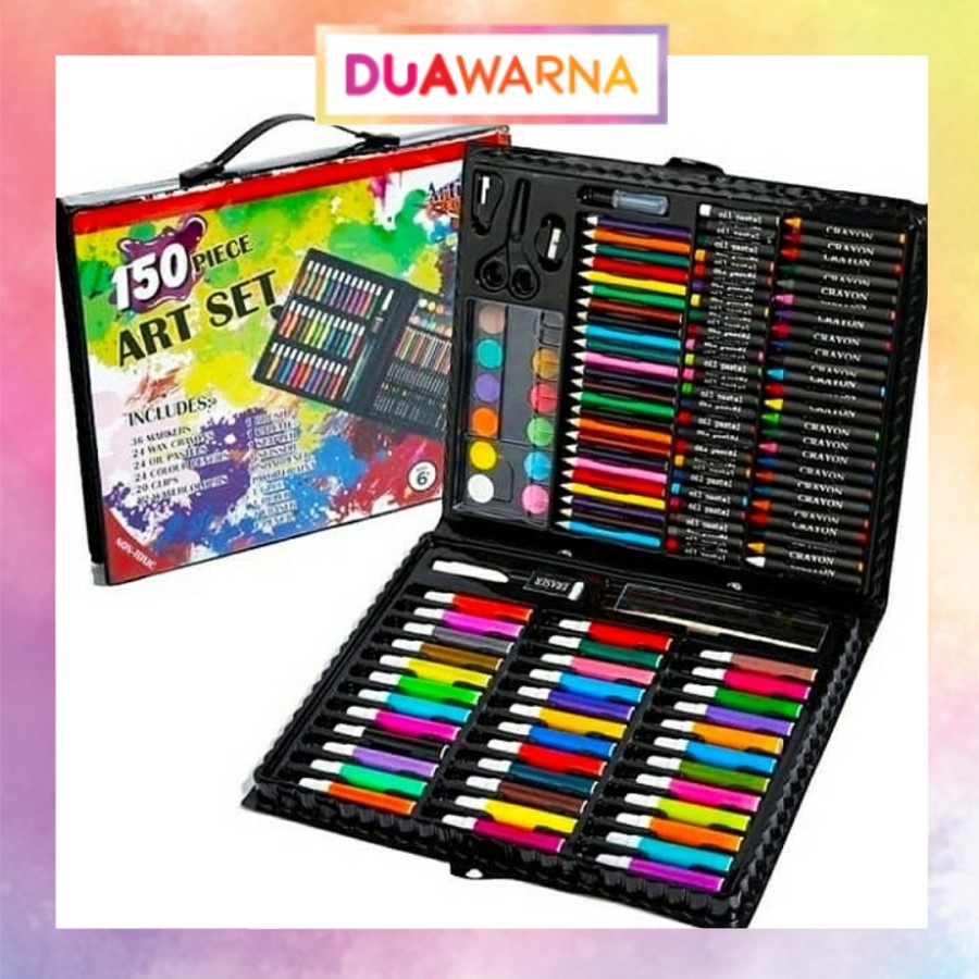 

DuaWarna Crayon Pensil Warna Art Set Pensil Warna Crayon ( 150 )